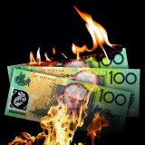 burning cash $100