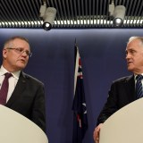 Scott Morrison and Malcolm Turnbull