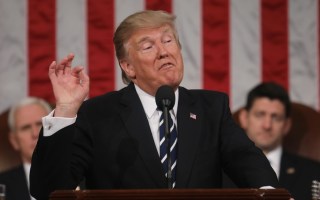 Donald Trump addresses congress