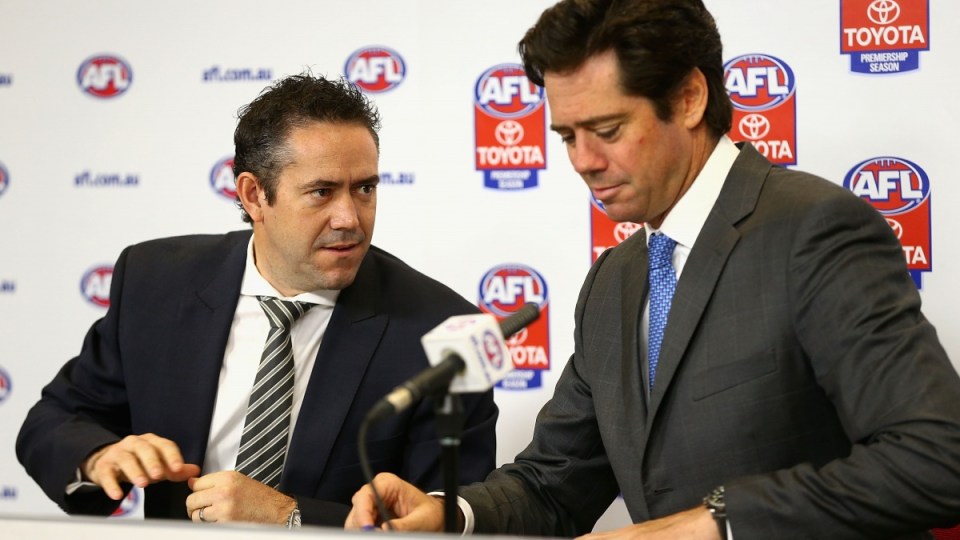 Simon Lethlean and Gillon McLachlan