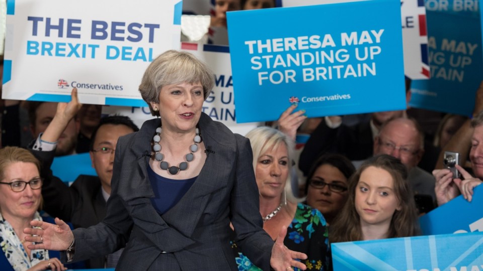 UK election conservatives fall in pollis