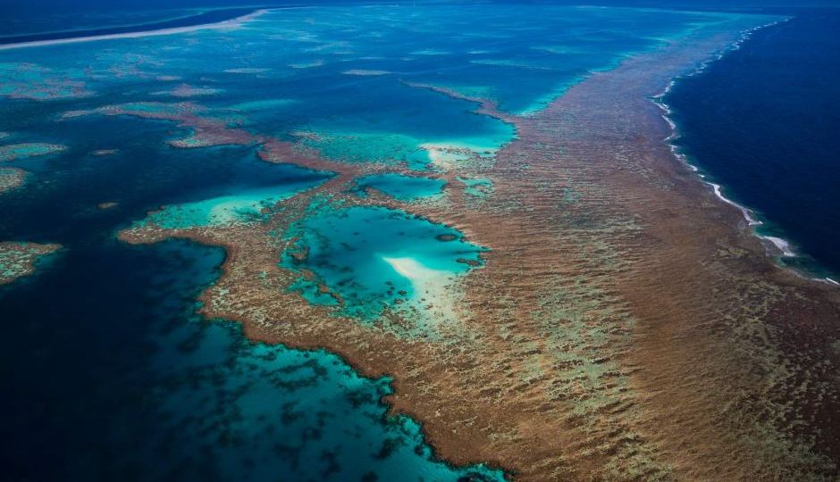 Great Barrier Reef from the sky
