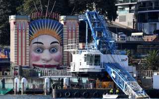 Crane falls Luna Park