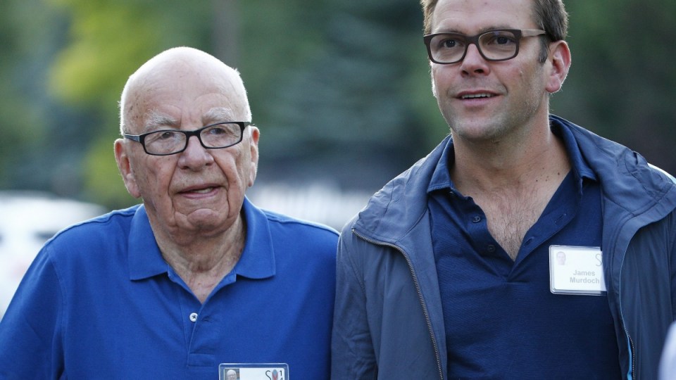 rupert murdoch and james murdoch