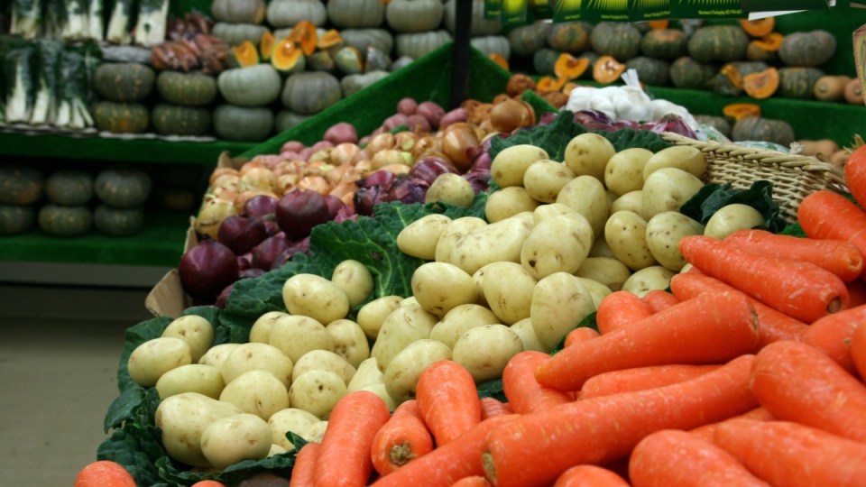 Vegetables got 11 per cent cheaper over the last three months.