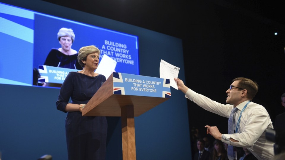 theresa may conference speech