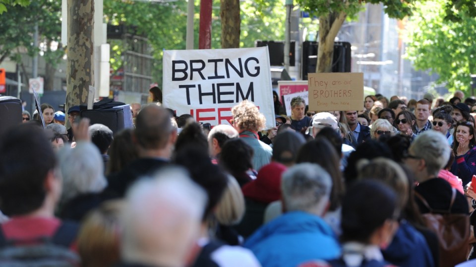 manus-island-refugee-protest