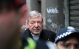 More than a dozen pages referencing Cardinal George Pell were redacted in an apparent bid to avoid prejudicing his trial over historic allegations of child sex abuse.
