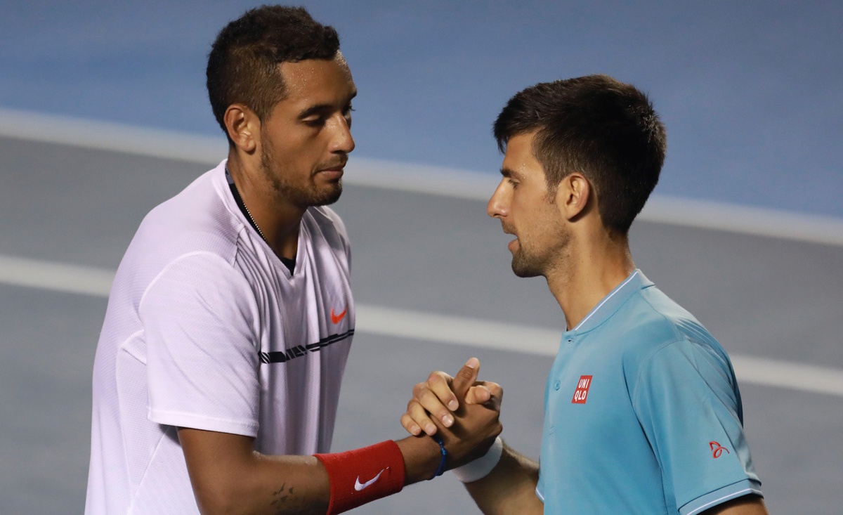 Nick Kyrgios Novak Djokovic