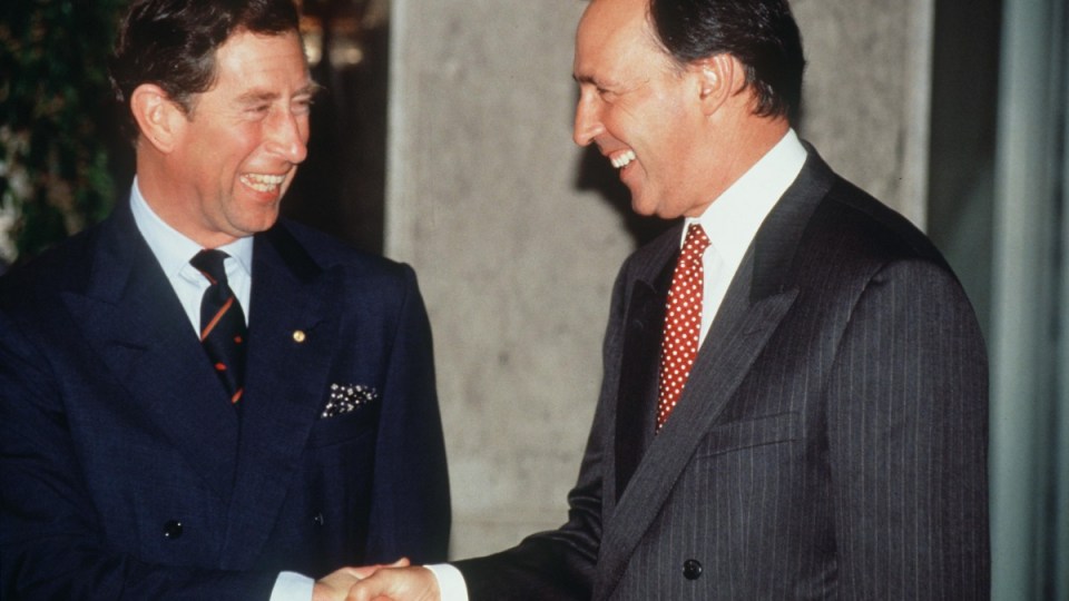 Prince charles wants a republic" Keating