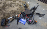 Russia post drone crash
