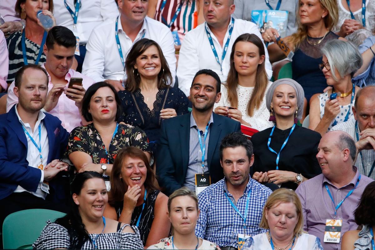 Lisa Wilkinson Waleed Aly tennis