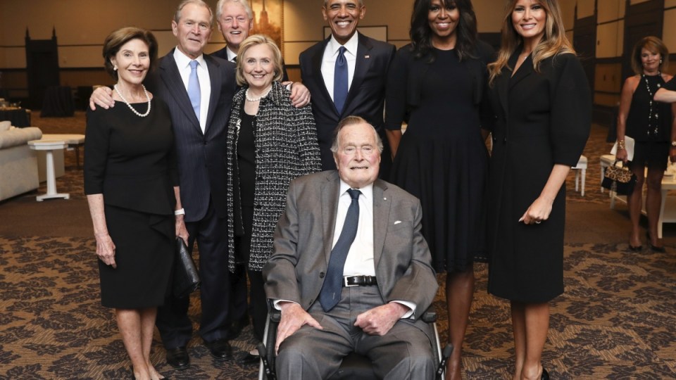 Bush funeral party