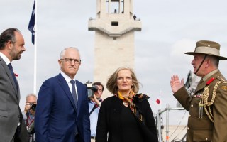anzac day opening of John Monash memorial