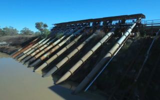 Pumps going into the Murray-Darling Basin