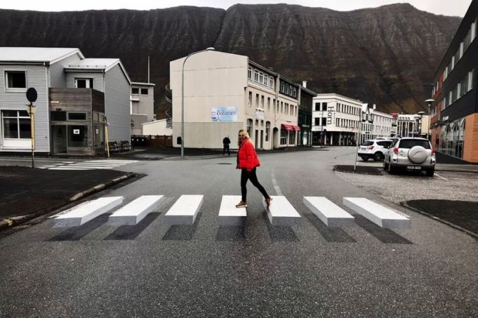 3d zebra crossing