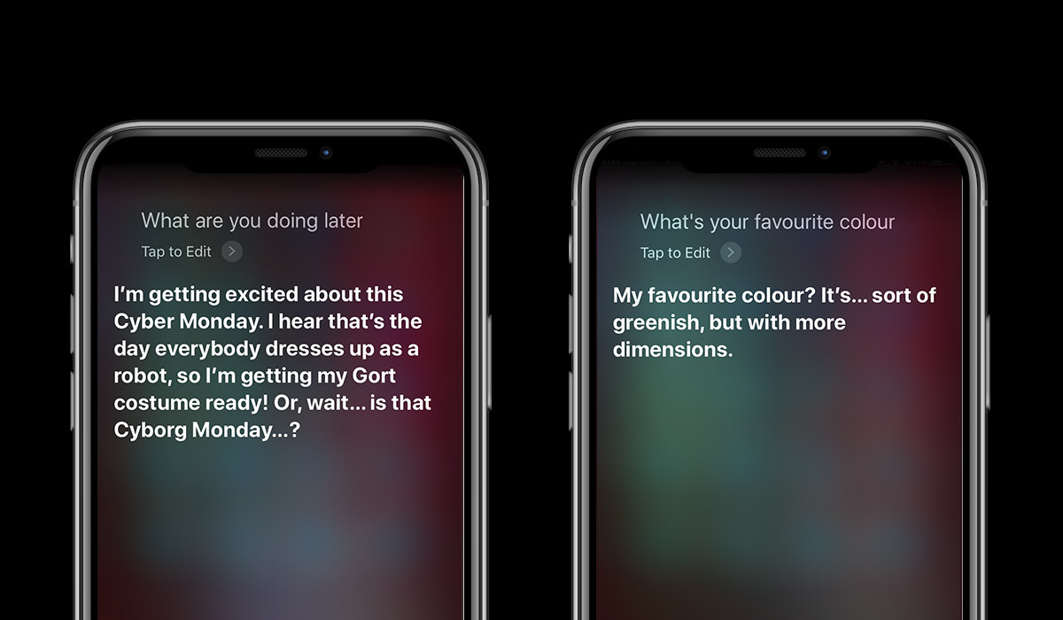 siri on an apple iphone