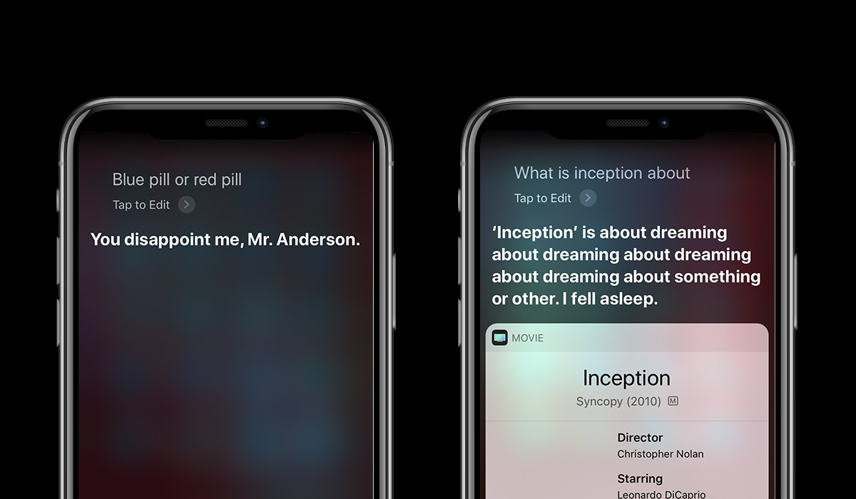siri on an apple iphone