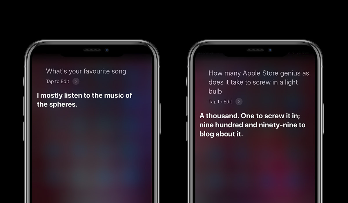 siri on an apple iphone