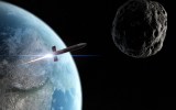 Rocket heading to blow up asteroid