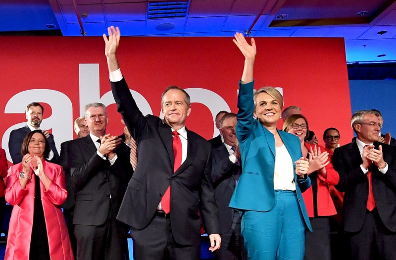 tanya-plibersek-bill-shorten-wave