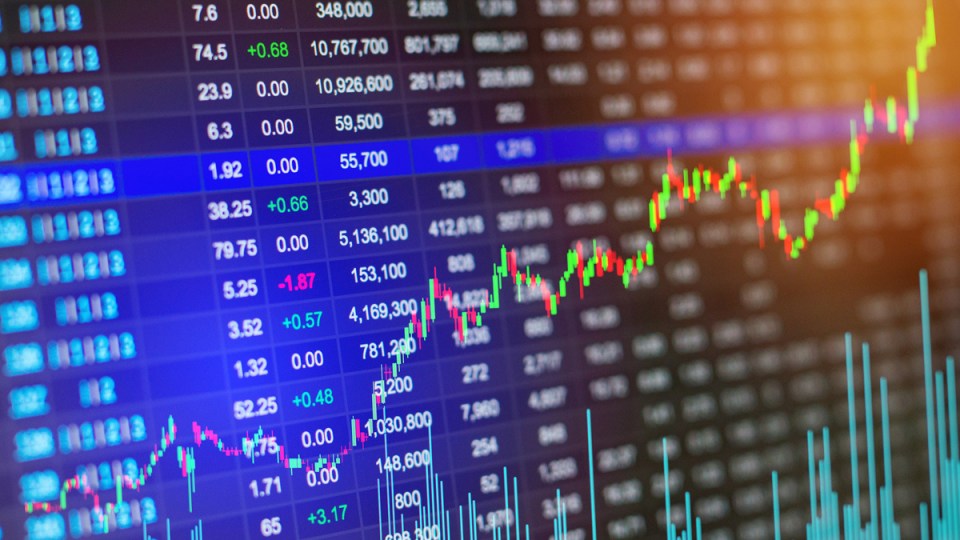 A stock image of the stock market.