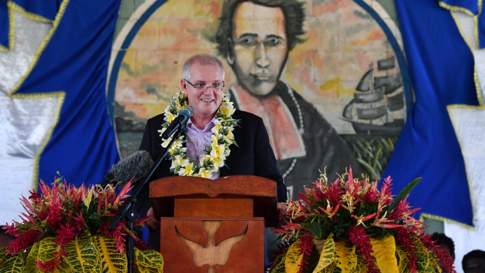 Scott Morrison Solomon Islands