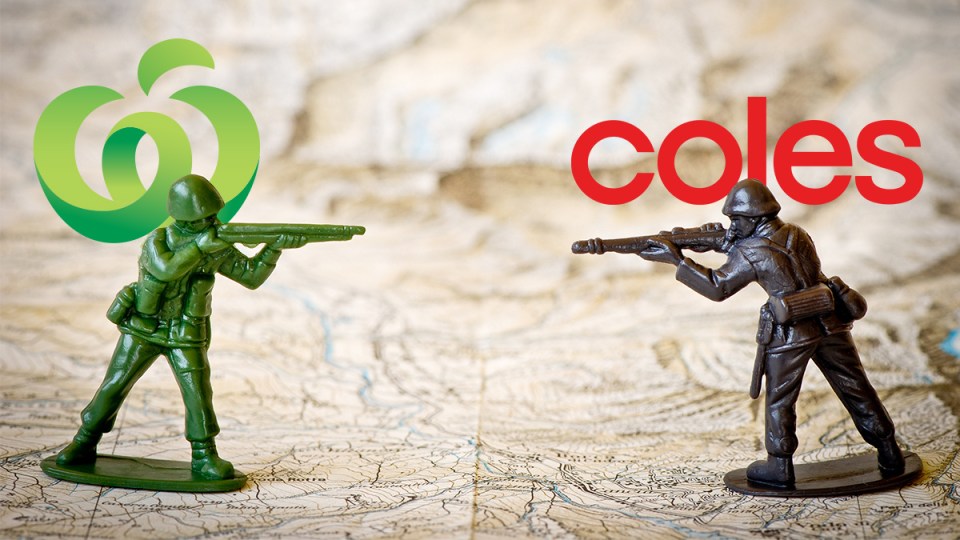 Coles and Woolworths branded soldiers