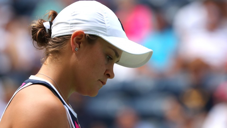 Ash Barty was defeated by Qiang Wang.