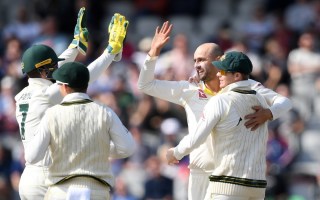 AUstralia celebrates after winning the 2019 Ashes.