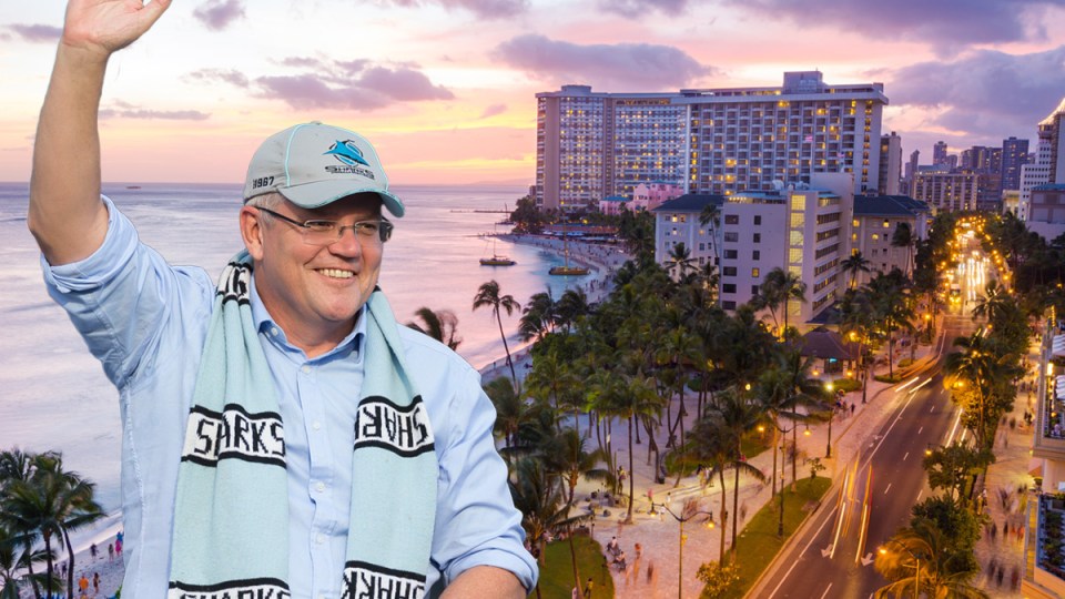 Scott Morrison holiday