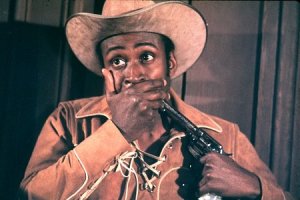 Cleavon Little as sheriff Bart in Blazing Saddles.