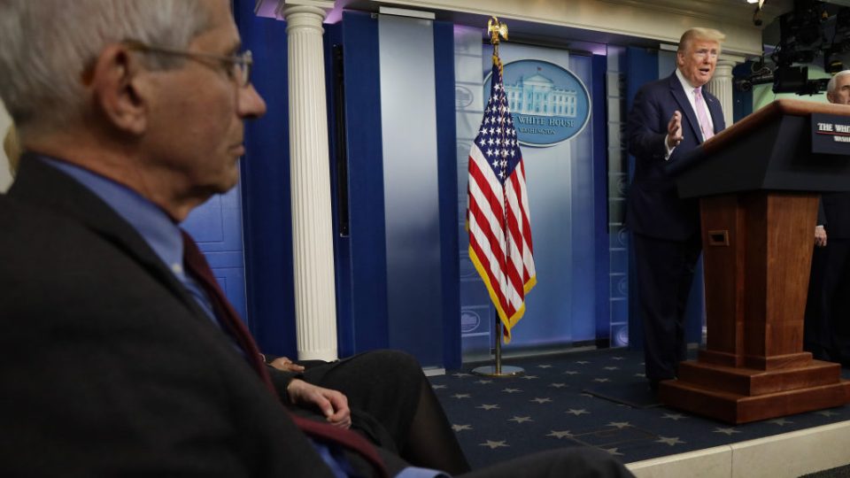 anthony fauci donald trump