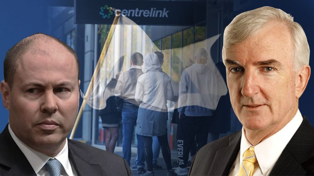 Josh Frydenberg has surrendered to lasting unemployment.