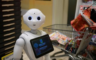 Supermarket robots AI