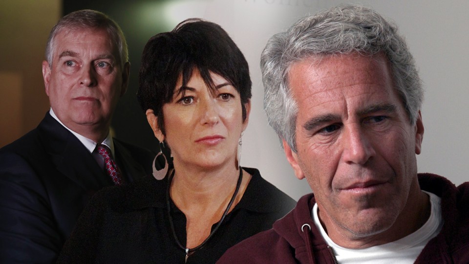 Prince Andrew Ghislaine Maxwell Jeffrey Epstein