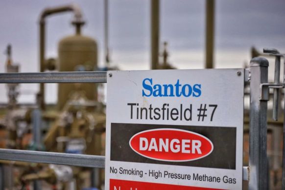 santos gas nsw