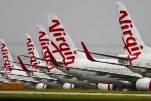 The pair flew on Virgin Australia to Melbourne without going into quarantine.