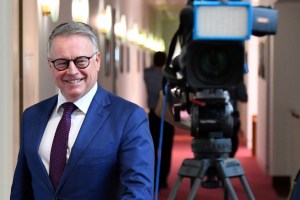 Mr Fitzgibbon was on a media blitz in Parliament House on Monday. Photo: AAP