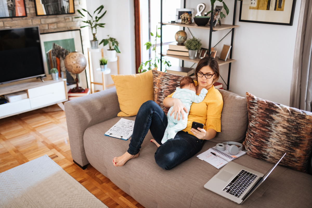 Woman searching for best energy deal
