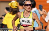 Sinead Diver of Team Australia competes in the Women's Marathon Final on day fifteen of the Tokyo 2020 Olympic Games at Kasumigaseki Country Club on August 07, 2021 in Kawagoe, Japan