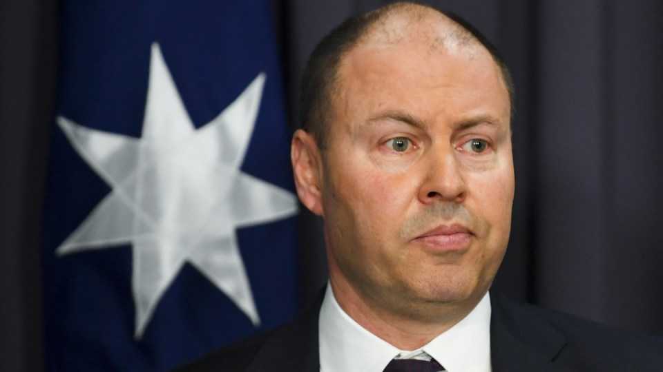 josh frydenberg cryptocurrency
