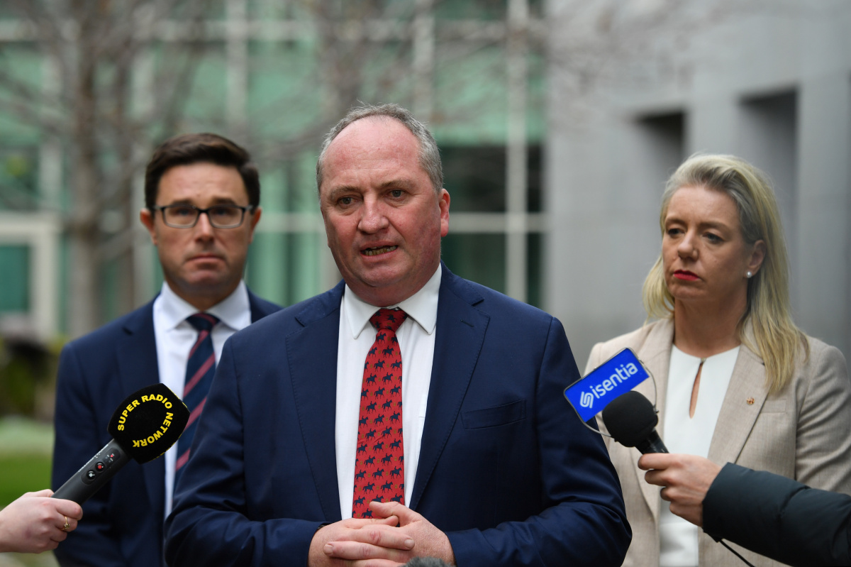 net zero barnaby joyce the nationals