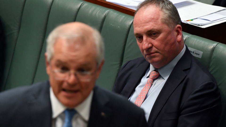 barnaby joyce morrison text