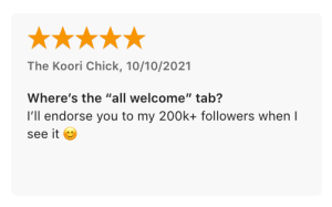 Anti-vaxxers business app