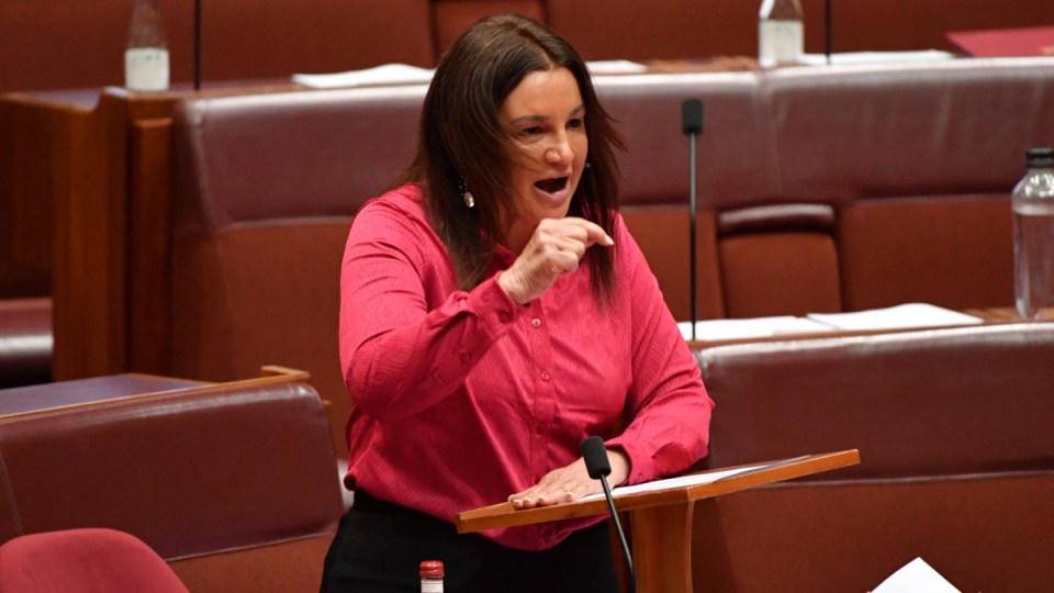 Jacqui Lambie vaccinated