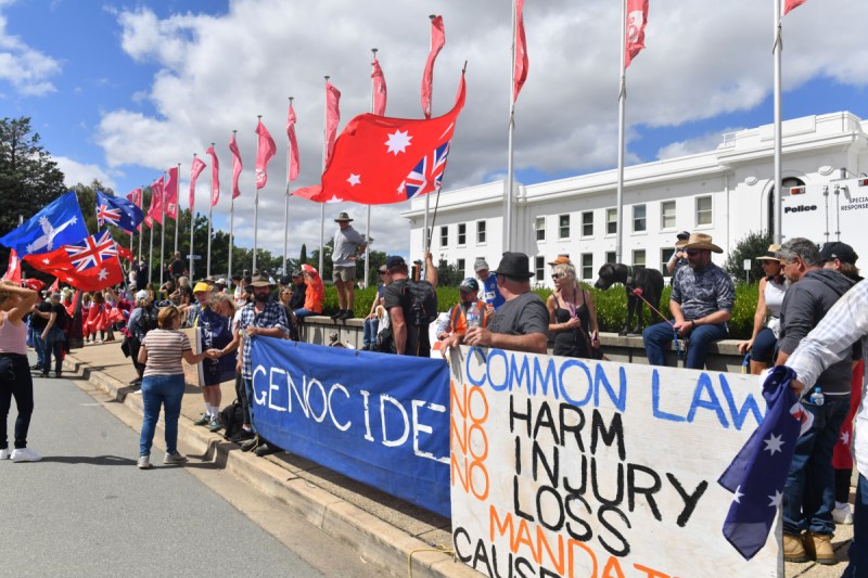 Canberra protest