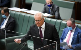 Scott Morrison Grace Tame call