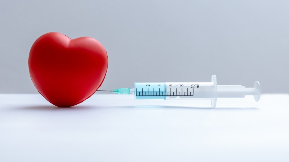 flu vaccine heart attack