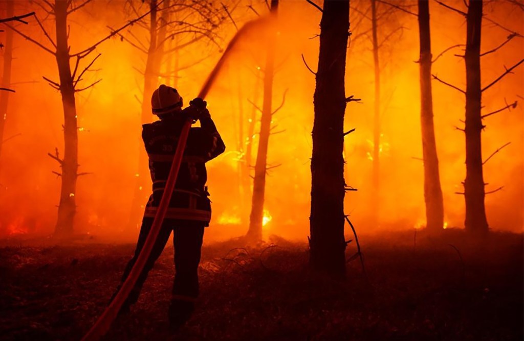 climate change France wildfires Europe heatwave